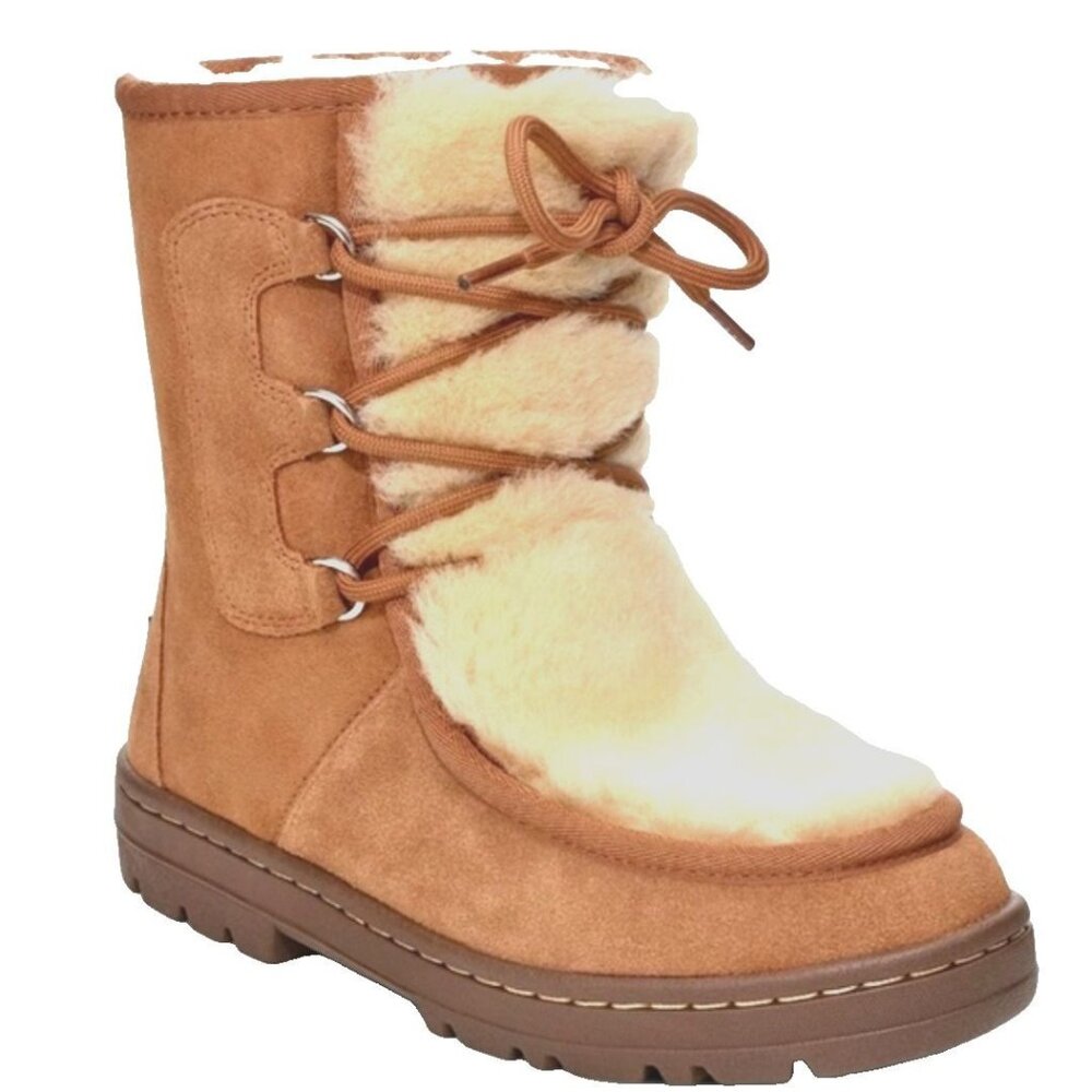 Ugg Mukluk Revival Chestnut Sheepskin Boots 53010 Women's Size 8
